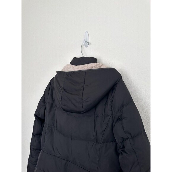 Ralph Lauren Black Label Down Puffer Jacket Full Zip Black Fleece Size Medium - Picture 12 of 13